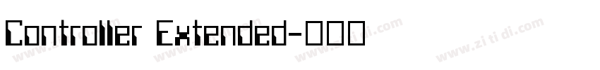 Controller Extended字体转换
